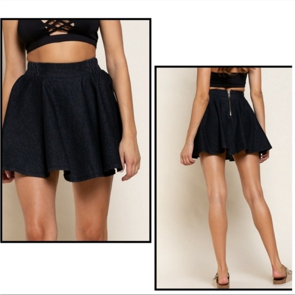 POL Black Denim Skirt - Picture 4 of 8